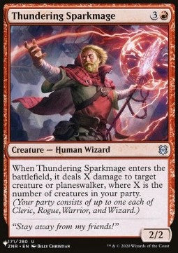 Thundering Sparkmage - The List (Uncommon) [ZNL-171]