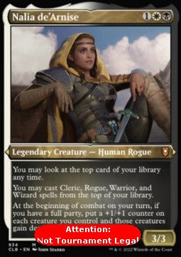 Nalia de'Arnise (V.3) - Commander Legends: Battle for Baldur's Gate: Extras (Special) [XCLB-934]