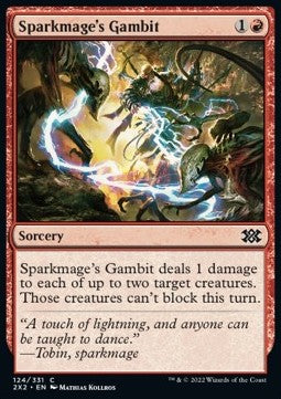 Sparkmage's Gambit - Double Masters 2022 (Common) [2X2-124]