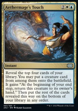 Aethermage's Touch - Double Masters 2022 (Uncommon) [2X2-167]