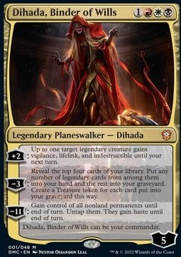 Dihada, Binder of Wills - Commander: Dominaria United (Mythic) [DMC-1]