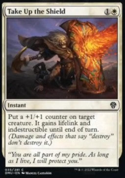 Take Up the Shield - Dominaria United (Common) [DMU-35]