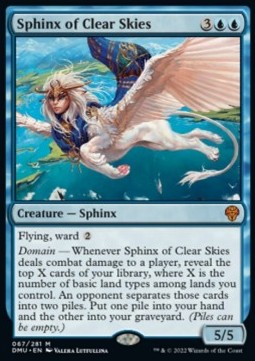 Sphinx of Clear Skies - Dominaria United (Mythic) [DMU-67]