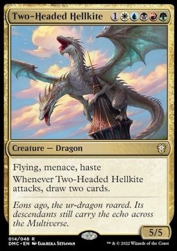 Two-Headed Hellkite - Commander: Dominaria United (Rare) [DMC-14]
