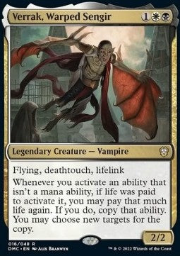Verrak, Warped Sengir - Commander: Dominaria United (Rare) [DMC-16]