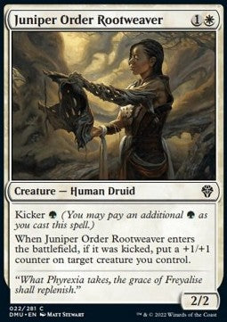 Juniper Order Rootweaver - Dominaria United (Common) [DMU-22]