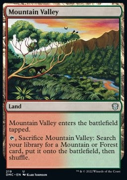 Mountain Valley - Commander: Dominaria United (Uncommon) [DMC-219]