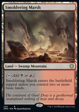Smoldering Marsh - Commander: Dominaria United (Rare) [DMC-234]