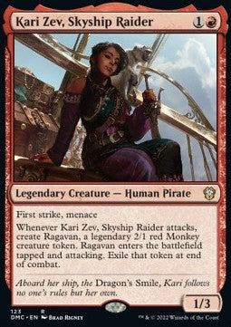 Kari Zev, Skyship Raider - Commander: Dominaria United (Rare) [DMC-123]