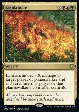 Lavalanche - Commander: Dominaria United (Rare) [DMC-157]