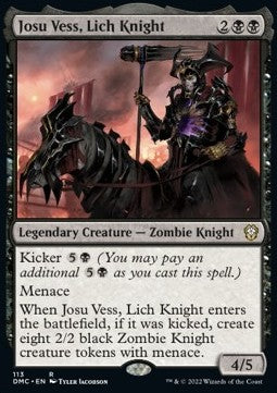 Josu Vess, Lich Knight - Commander: Dominaria United (Rare) [DMC-113]
