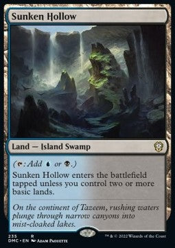 Sunken Hollow - Commander: Dominaria United (Rare) [DMC-235]