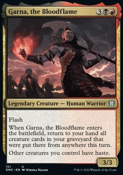 Garna, the Bloodflame - Commander: Dominaria United (Uncommon) [DMC-151]