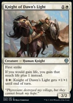 Knight of Dawn's Light - Dominaria United (Uncommon) [DMU-23]