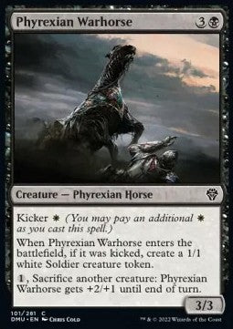 Phyrexian Warhorse - Dominaria United (Common) [DMU-101]