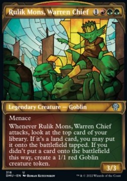 Rulik Mons, Warren Chief (V.1) - Dominaria United: Extras (Uncommon) [XDMU-316]