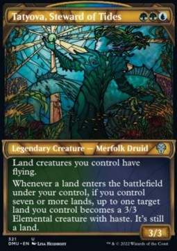 Tatyova, Steward of Tides (V.1) - Dominaria United: Extras (Uncommon) [XDMU-321]
