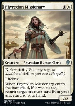 Phyrexian Missionary - Dominaria United (Uncommon) [DMU-27]