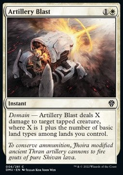 Artillery Blast - Dominaria United (Common) [DMU-6]