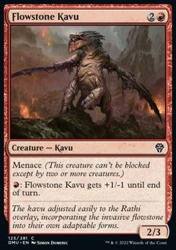 Flowstone Kavu - Dominaria United (Common) [DMU-125]