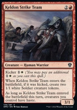 Keldon Strike Team - Dominaria United (Common) [DMU-136]