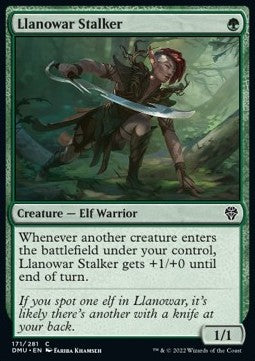 Llanowar Stalker - Dominaria United (Common) [DMU-171]