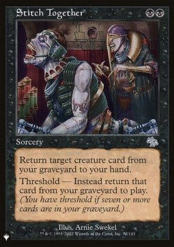 Stitch Together - The List (Uncommon) [ZNL-72]
