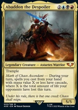 Abaddon the Despoiler (V.1) - Universes Beyond: Warhammer 40,000 (Mythic) [40K-2]