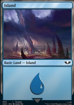 Island - Universes Beyond: Warhammer 40,000 (Land) [40K-309]