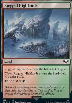 Rugged Highlands - Universes Beyond: Warhammer 40,000 (Common) [40K-292]