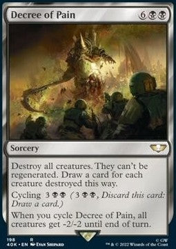 Decree of Pain - Universes Beyond: Warhammer 40,000 (Rare) [40K-198]