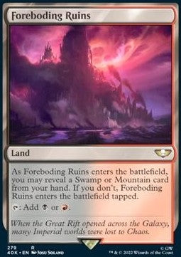 Foreboding Ruins - Universes Beyond: Warhammer 40,000 (Rare) [40K-279]