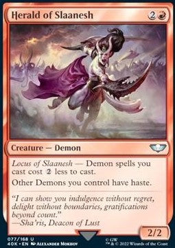 Herald of Slaanesh - Universes Beyond: Warhammer 40,000 (Uncommon) [40K-77]