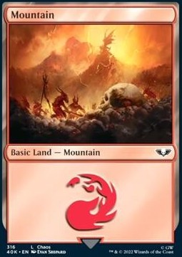 Mountain (V.2) - Universes Beyond: Warhammer 40,000 (Land) [40K-316]