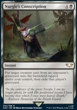 Nurgle's Conscription - Universes Beyond: Warhammer 40,000 (Rare) [40K-44]