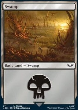 Swamp (V.2) - Universes Beyond: Warhammer 40,000 (Land) [40K-311]