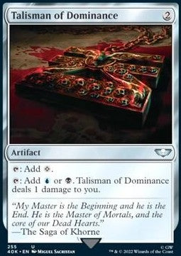 Talisman of Dominance - Universes Beyond: Warhammer 40,000 (Uncommon) [40K-255]