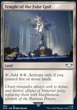 Temple of the False God - Universes Beyond: Warhammer 40,000 (Uncommon) [40K-300]