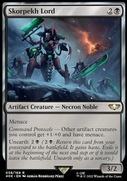 Skorpekh Lord - Universes Beyond: Warhammer 40,000 (Rare) [40K-58]