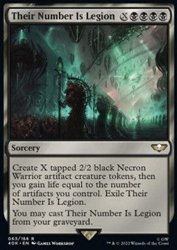 Their Number Is Legion - Universes Beyond: Warhammer 40,000 (Rare) [40K-63]