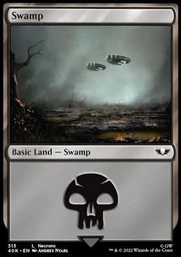 Swamp (V.4) - Universes Beyond: Warhammer 40,000 (Land) [40K-313]
