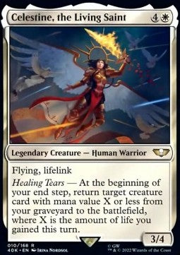 Celestine, the Living Saint - Universes Beyond: Warhammer 40,000 (Rare) [40K-10]