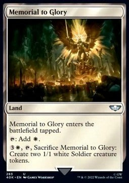 Memorial to Glory - Universes Beyond: Warhammer 40,000 (Uncommon) [40K-283]
