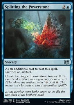 Splitting the Powerstone - The Brothers' War (Uncommon) [BRO-63]