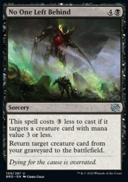 No One Left Behind - The Brothers' War (Uncommon) [BRO-109]