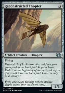 Reconstructed Thopter - The Brothers' War (Uncommon) [BRO-242]