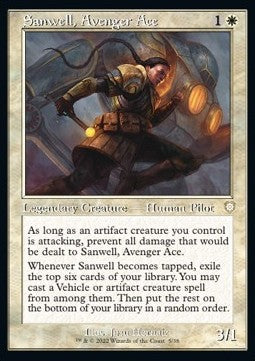 Sanwell, Avenger Ace - Commander: The Brothers' War (Rare) [BRC-5]