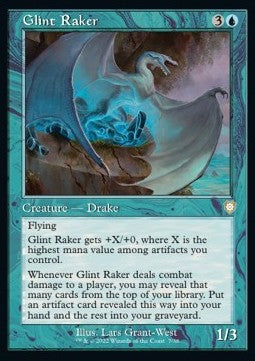 Glint Raker - Commander: The Brothers' War (Rare) [BRC-7]