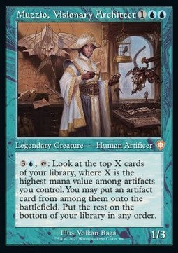 Muzzio, Visionary Architect - Commander: The Brothers' War (Mythic) [BRC-89]