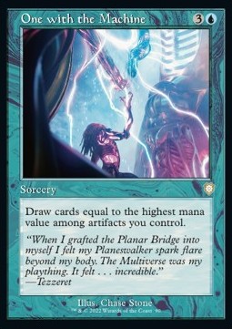 One with the Machine - Commander: The Brothers' War (Rare) [BRC-90]